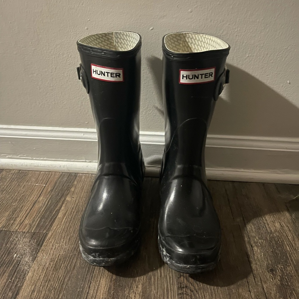Size 5 Hunter Short Gloss Boots